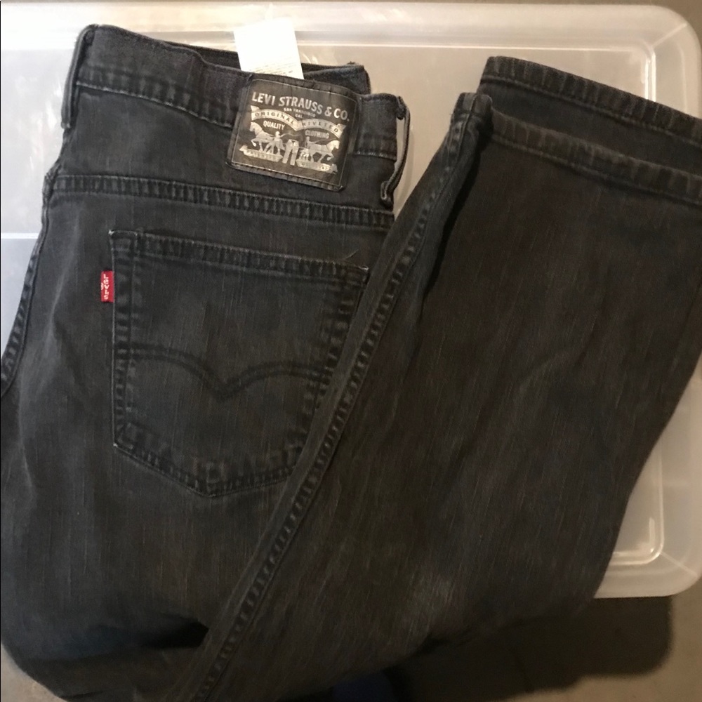 Black Levi jeans